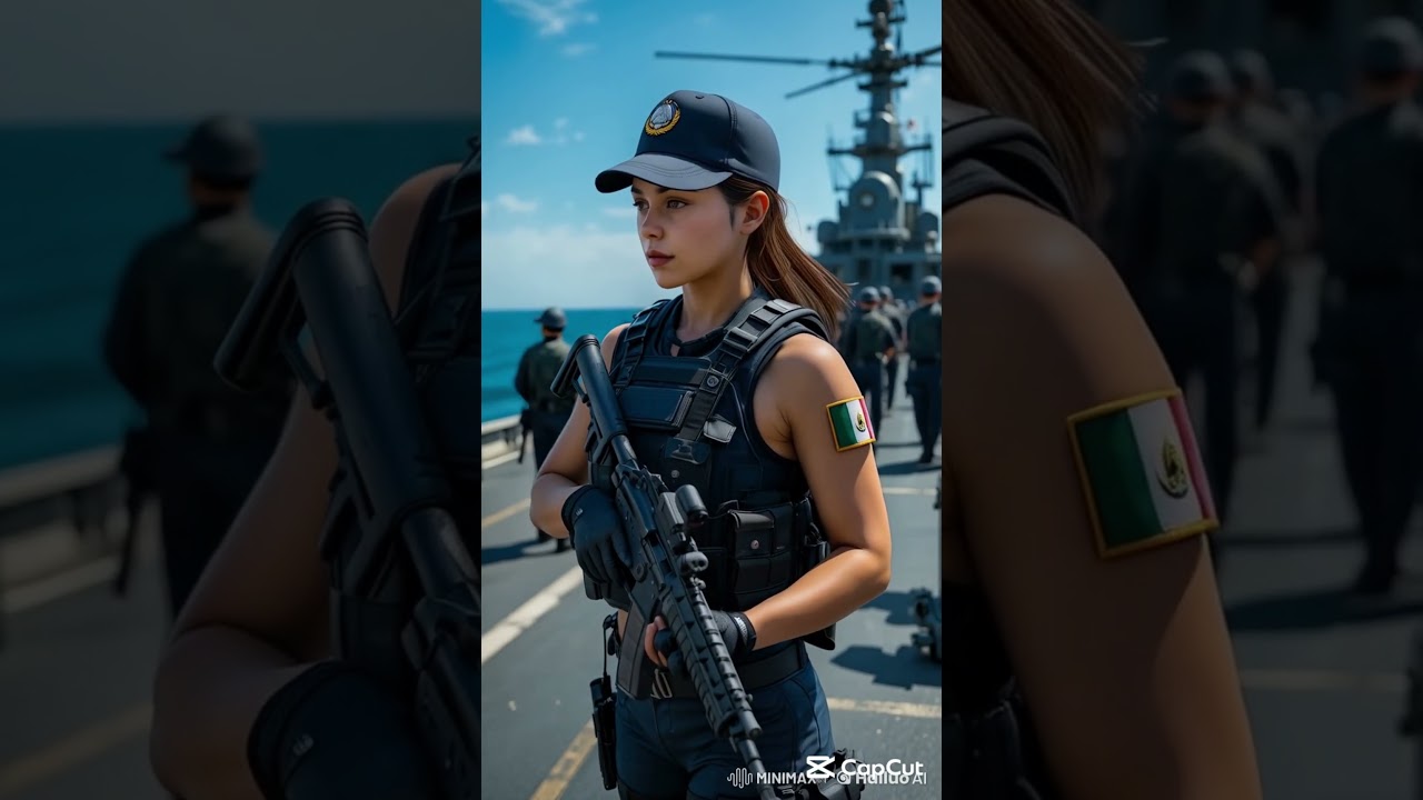 Meet the brave women of the Mexican army! #ai #shorts #usa #military #women #trending #humanity