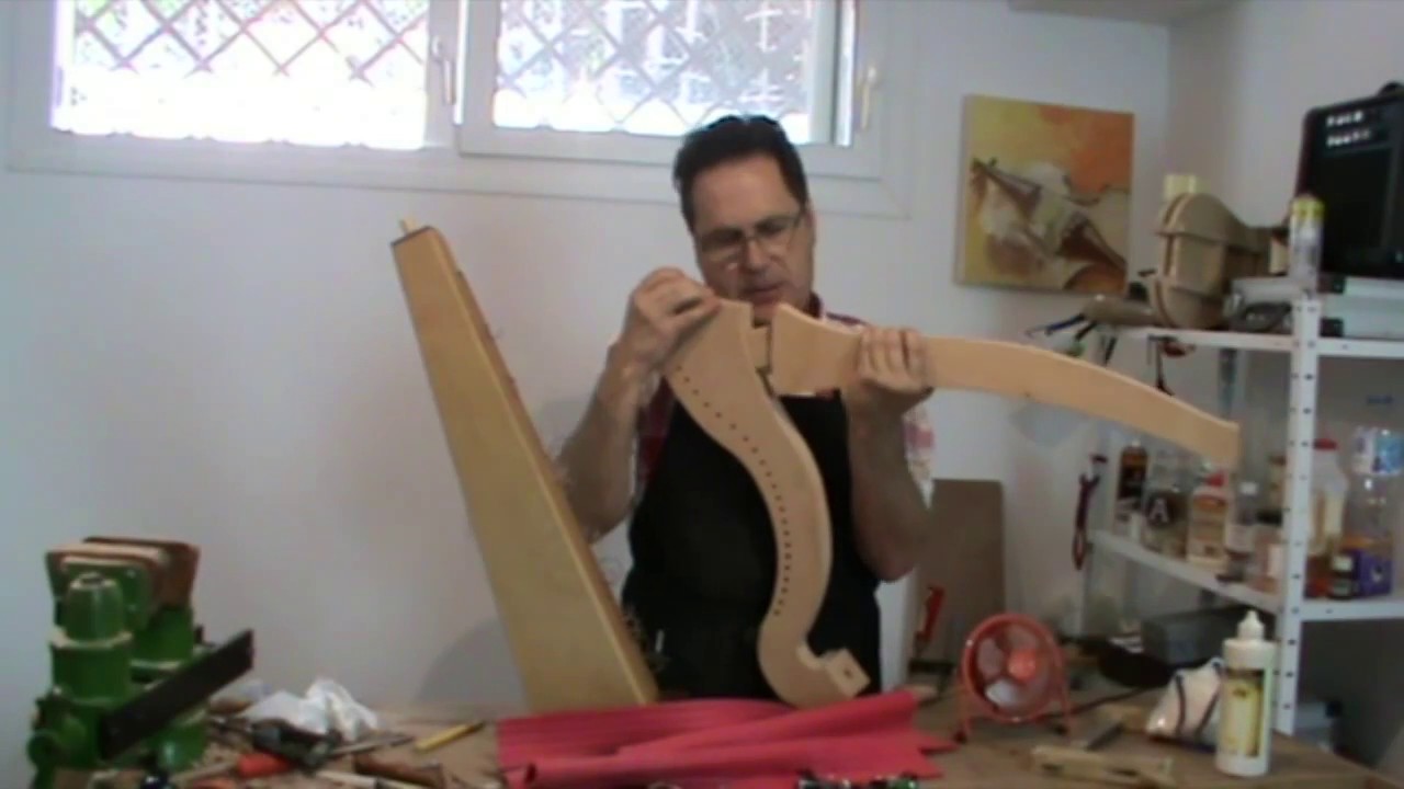 Reparación de un Arpa celta (22 cuerdas) | lutheria