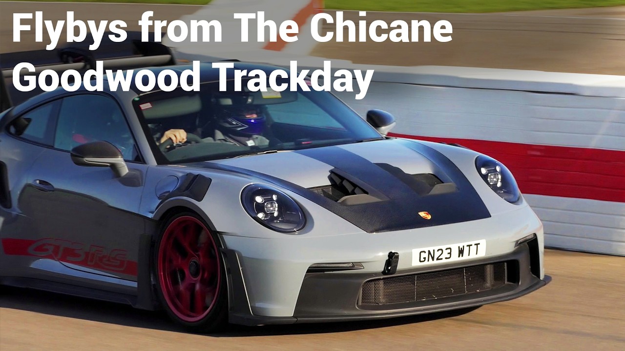 Hard Cornering and Flybs - Action at Goodwood Trackday