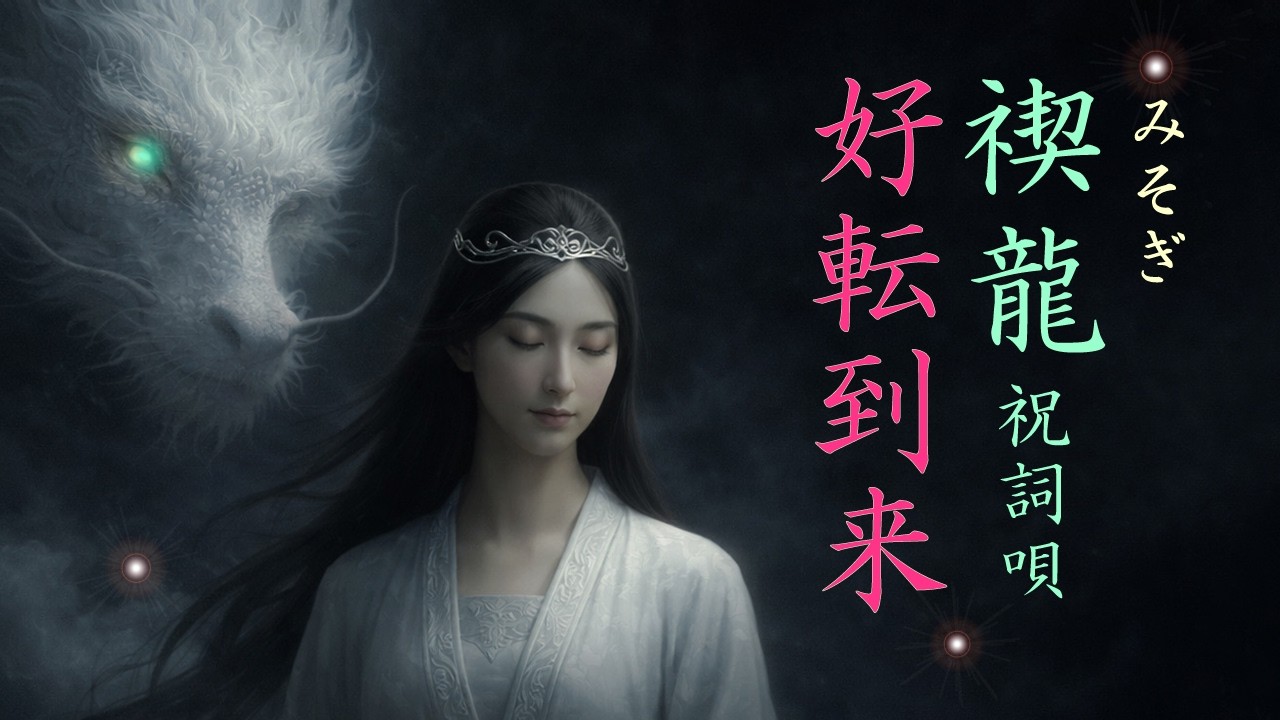 【聴くだけ】好転到来│願いが叶う音｜祝詞唄｜禊龍の祈り