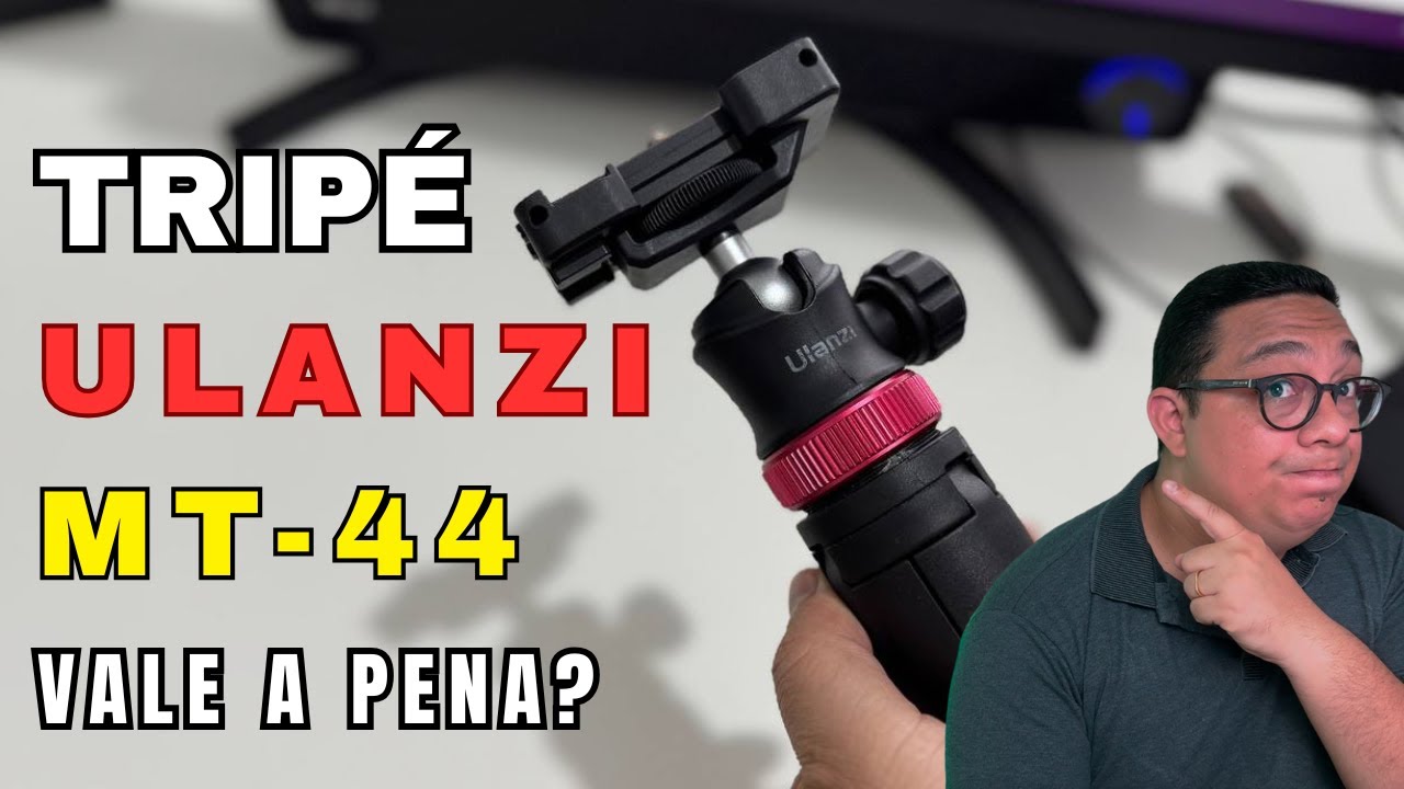 Tripé extensível Ulanzi MT-44 para celular e câmera - Opinião sincera do produto