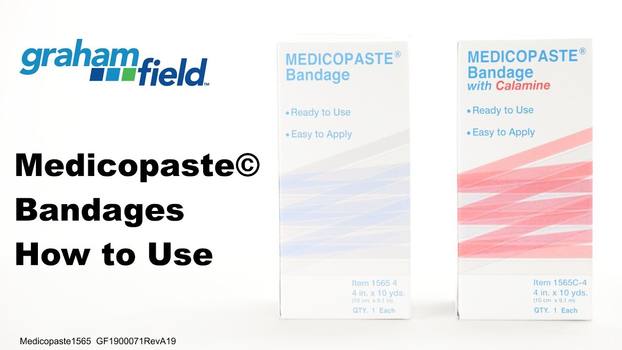 Graham Field&trade; Medicopaste&copy; Bandages | How-to Instruction Video