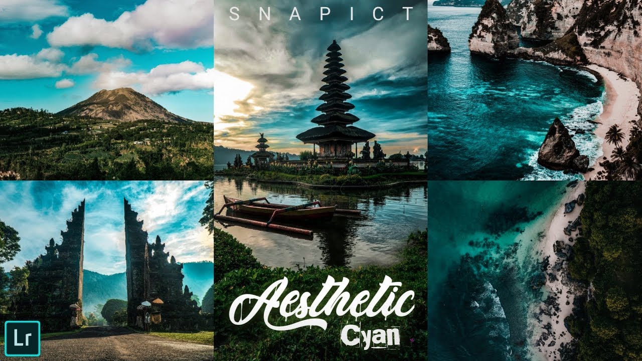 AESTHETIC CYAN PRESETS - FREE PRESETS DNG - LIGHTROOM MOBILE PRESETS - LIGHTROOM TUTORIAL