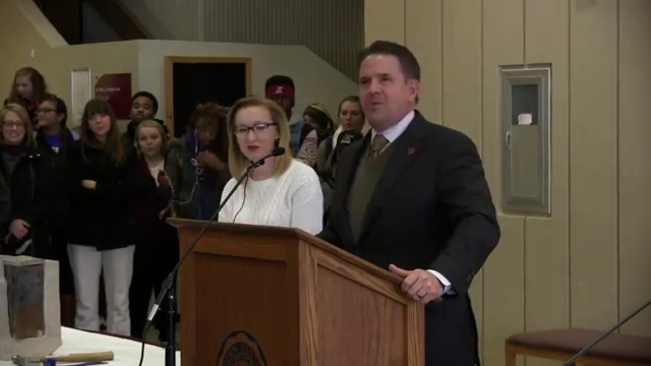 Opening of Martin Hall Time Capsule