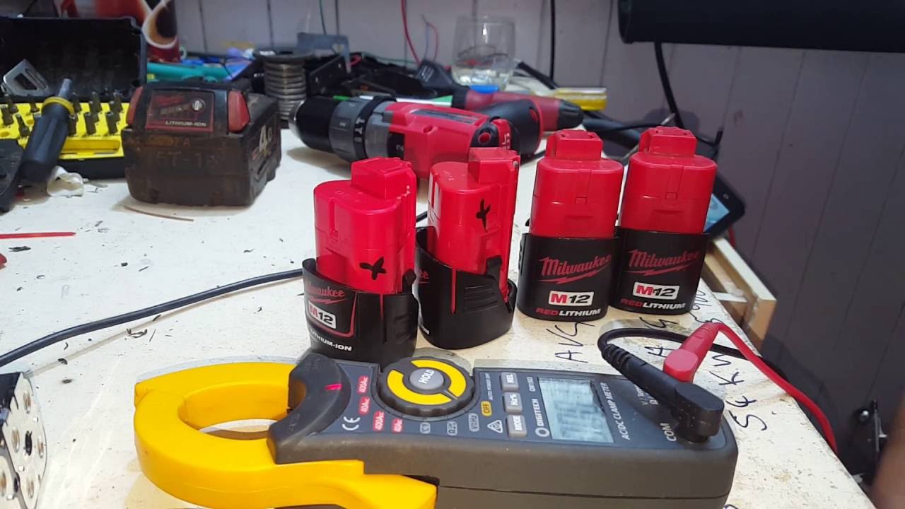 Milwaukee m12 1.5 ah battery tests and teardowns
