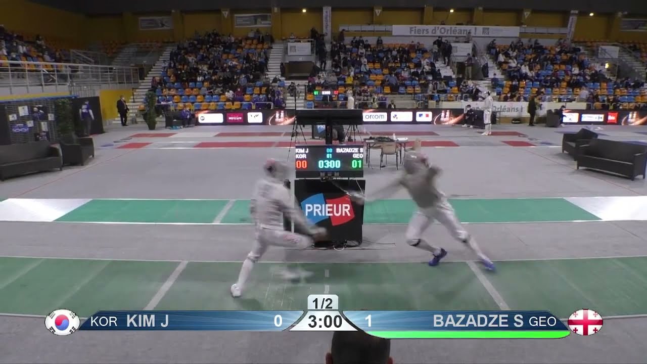 Orleans GP 2021 SMS - L8 - Kim Junghwan KOR v Bazadze GEO