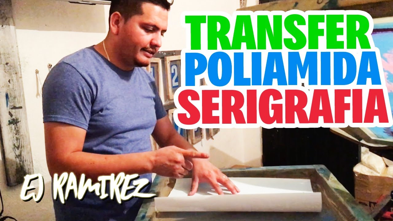 IMPRIMIENDO ETIQUETAS CON PAPEL TRANSFER EN SERIGRAFIA // Ej Ramirez
