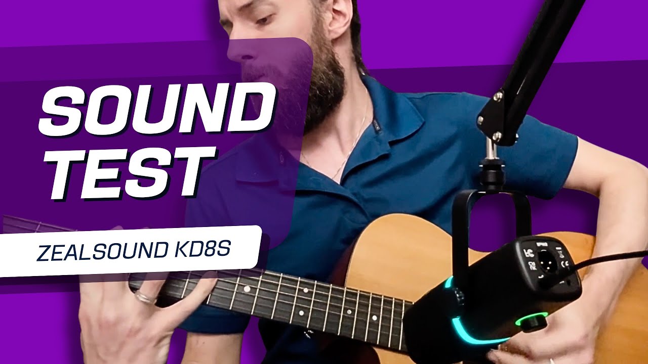 Best BUDGET Dynamic Microphone under $50? ZealSound KD8S Dynamic Mic - Demo