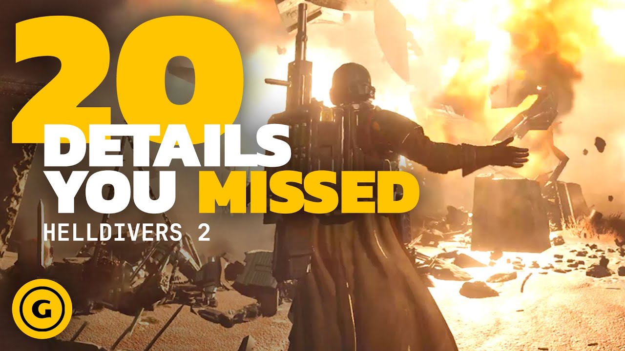 20 Details You May Have Missed In Helldivers 2