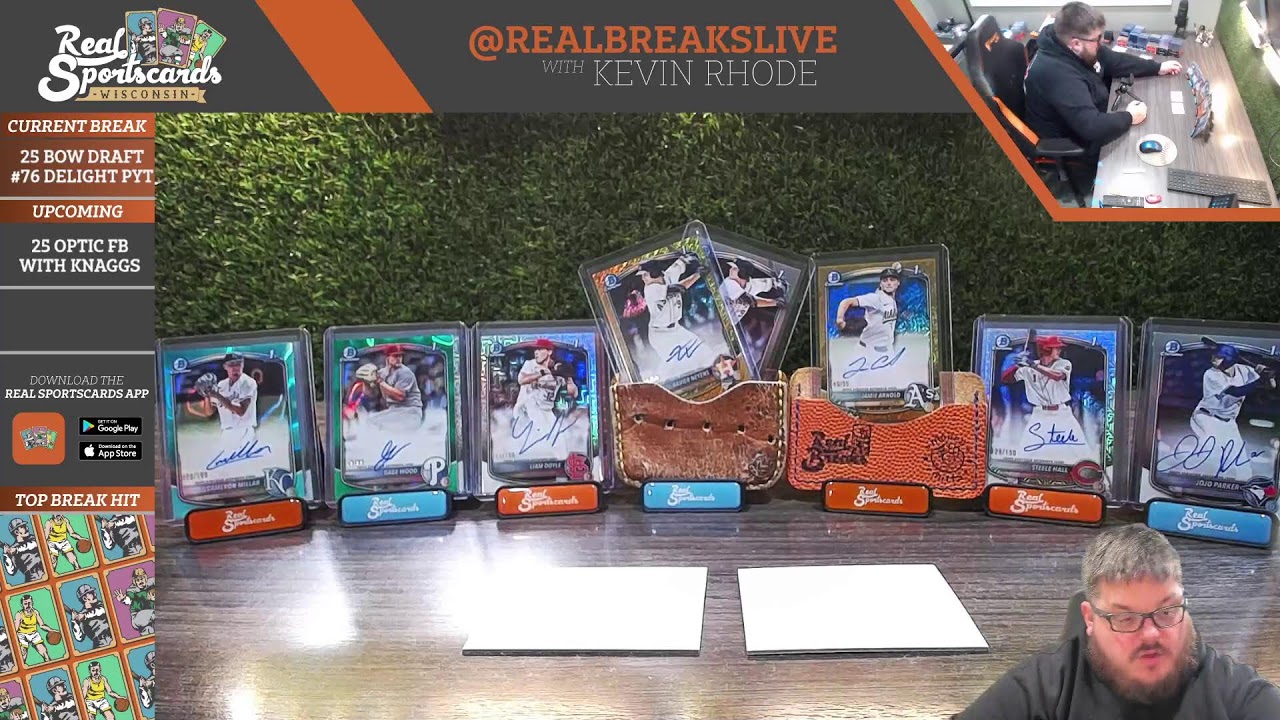 2025 Bowman Draft #76 BREAKER'S DELIGHT Pick Your Team (1/26/26)