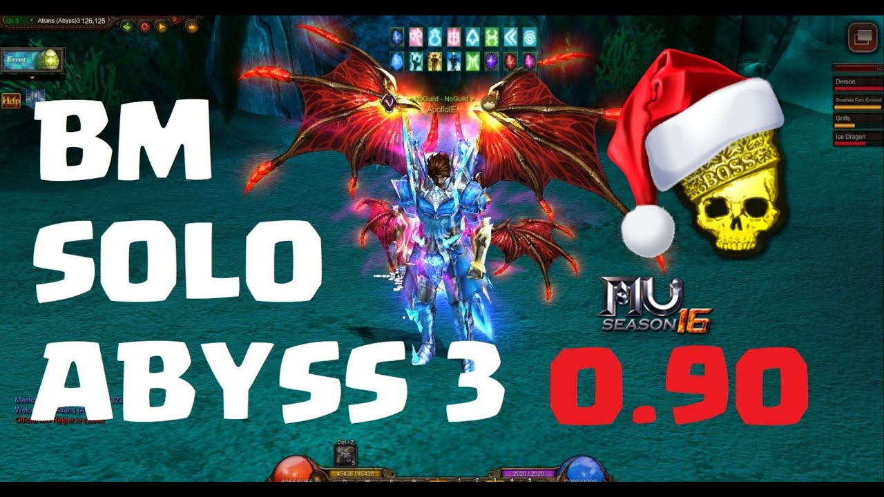🔥 BK / BM LVL 1070+ SOLO ABYSS 3 😎 - MU ONLINE WEBZEN ARCADIA SEASON 16 🔥