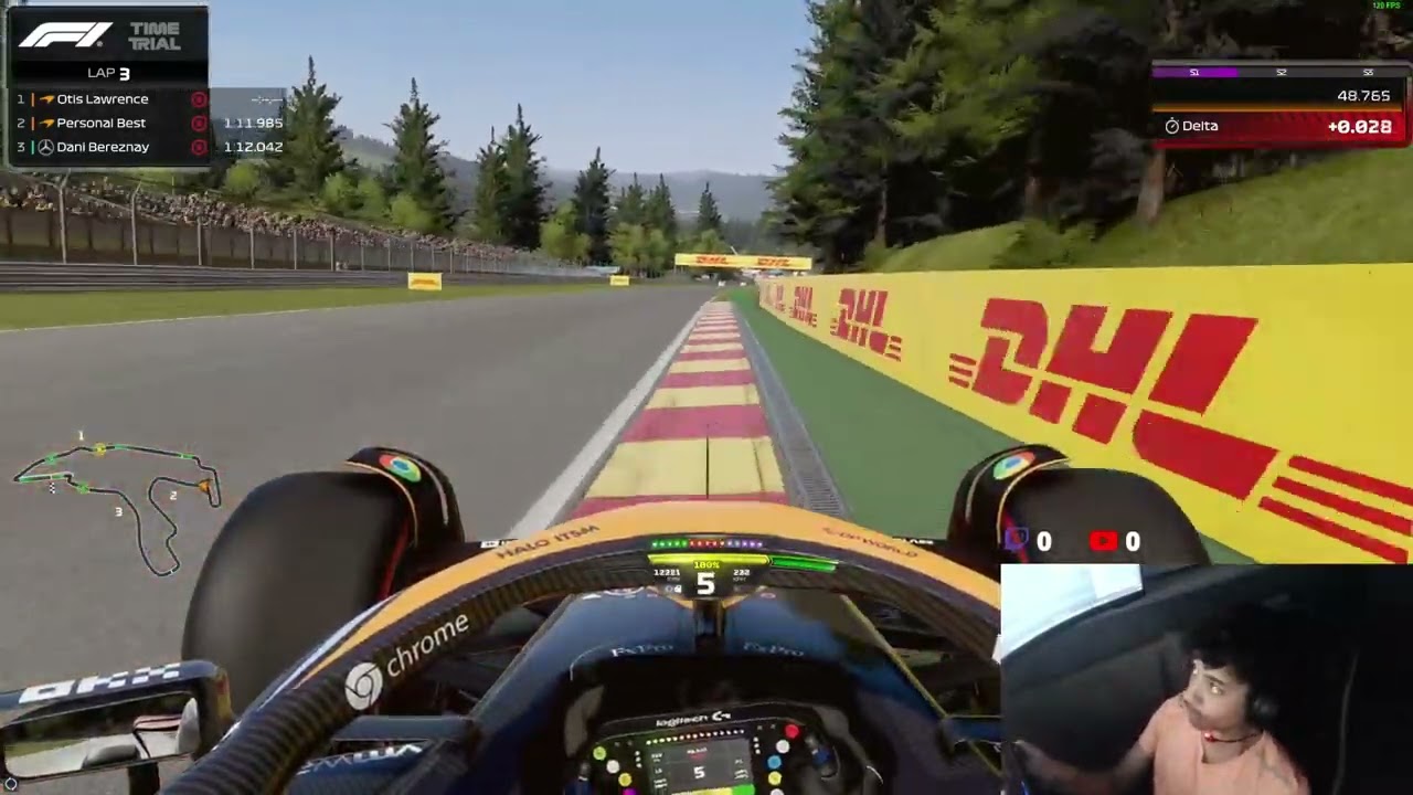 F1 23 - Spa World Record! 1:39.904 - Otis Lawrence FRA ELITE45