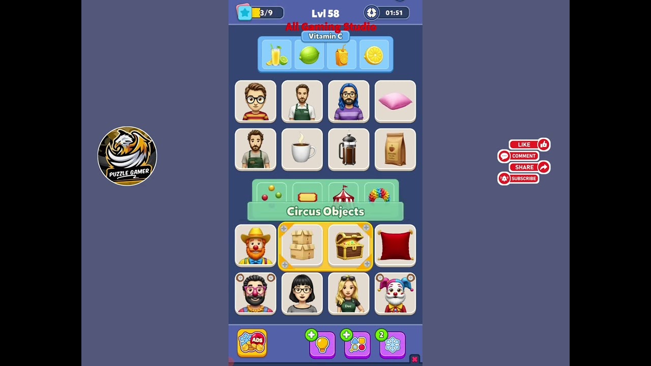 Connect Master Level 58 walkthrough solution gameplay 