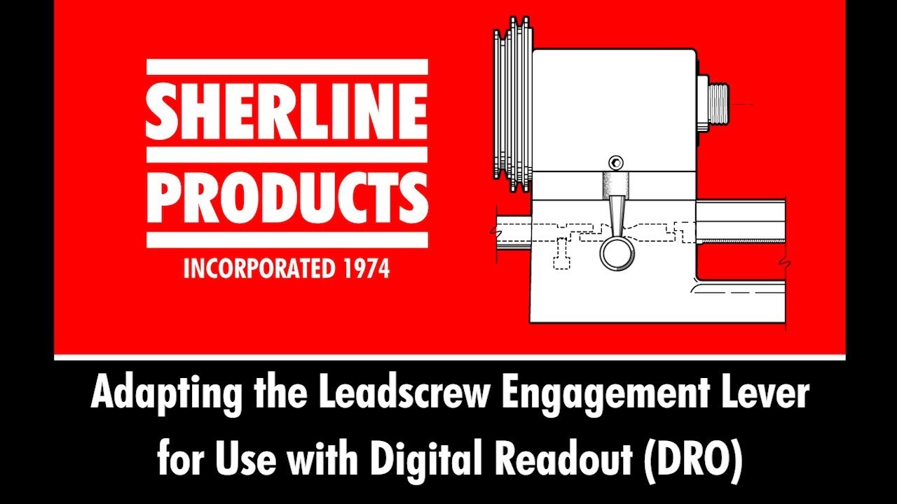 Using the Leadscrew Engagement Lever with DRO