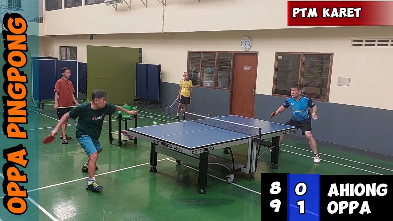 Bukti hasil Latihan KONTROL BOLA |UJI MENTAL ke 3 🆚 om AHY |PTMKaret| #spinner #challenge #penholder