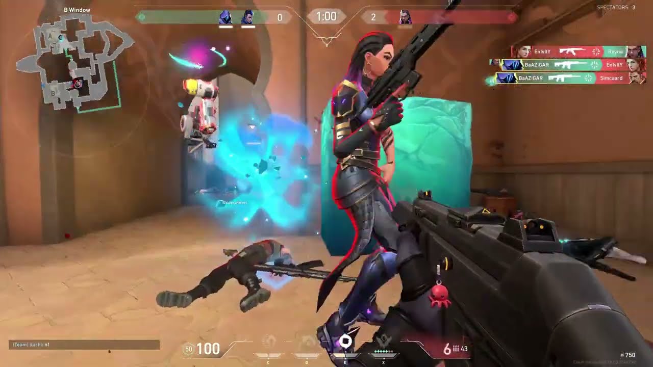 Valorant Highlights - Bronze Omen Gameplay Compilation Bind Map