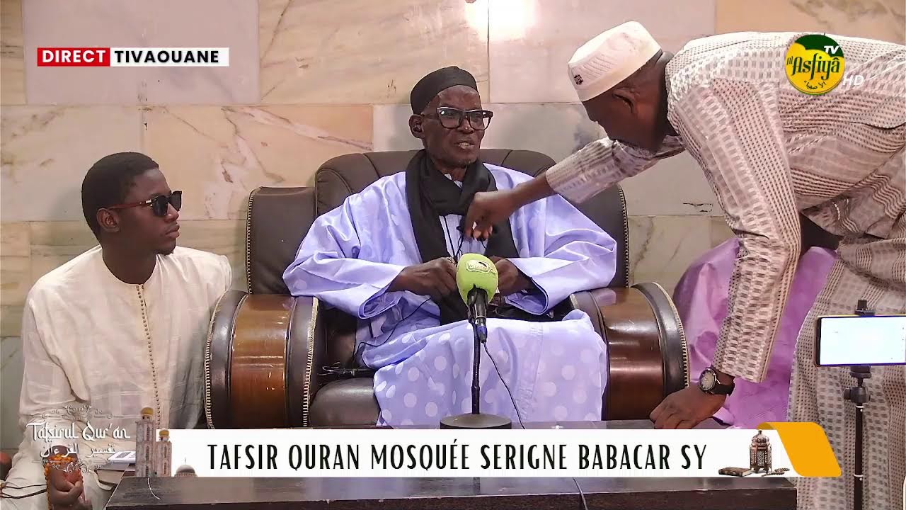 🚨DIRECT TIVAOUANE: Mosquée Serigne Babacar Sy Tafsir Quran Jour 23 Ramadan 2026