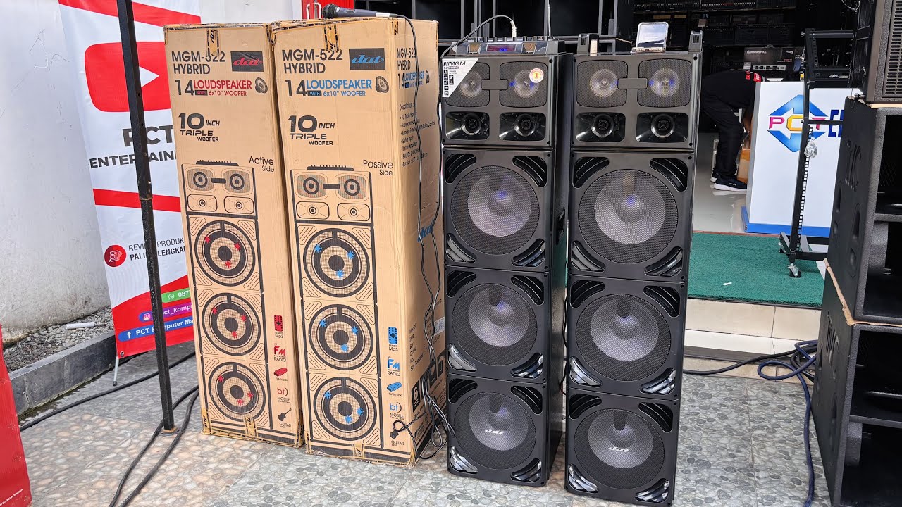 Speaker Tripel 10inc DAT MGM 522 HYPRID