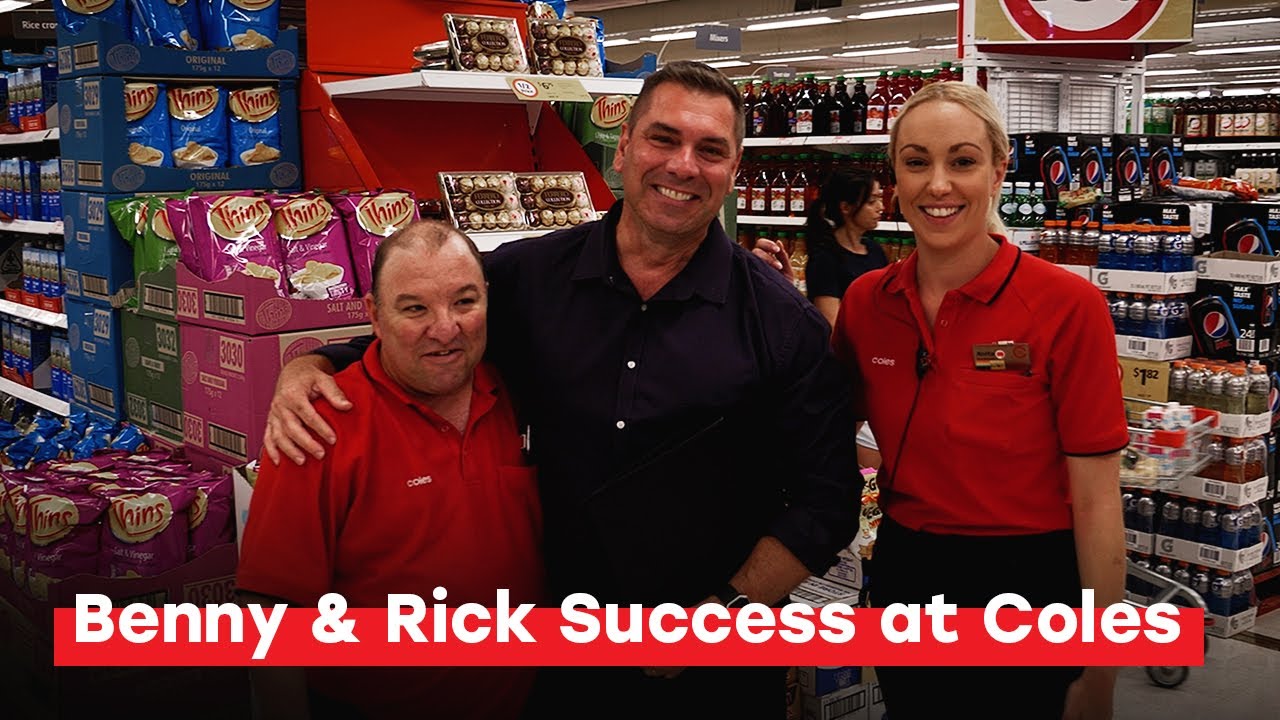Benny & Rick - Customer Service Kings at Coles | Help Employment & Training