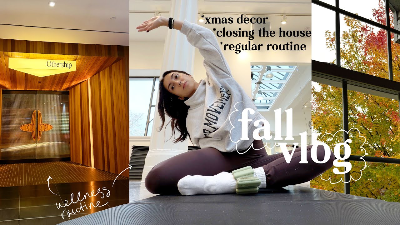 VLOG: saying goodbye to the house, wellness routine + xmas decor!!!