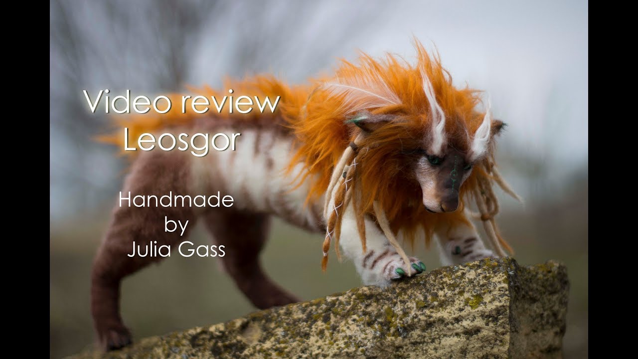 100% Handmade Artist doll beast Leosgor