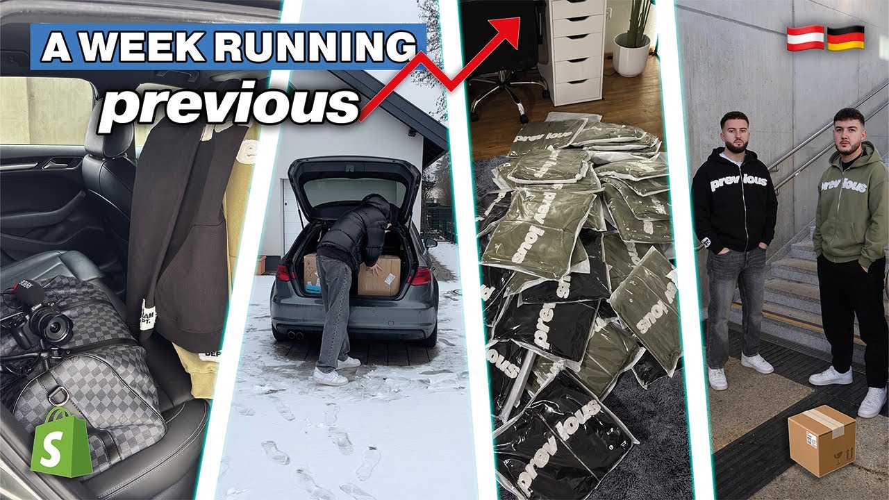 Eine WOCHE im leben eines clothing brand owners 🤯 | previous studios