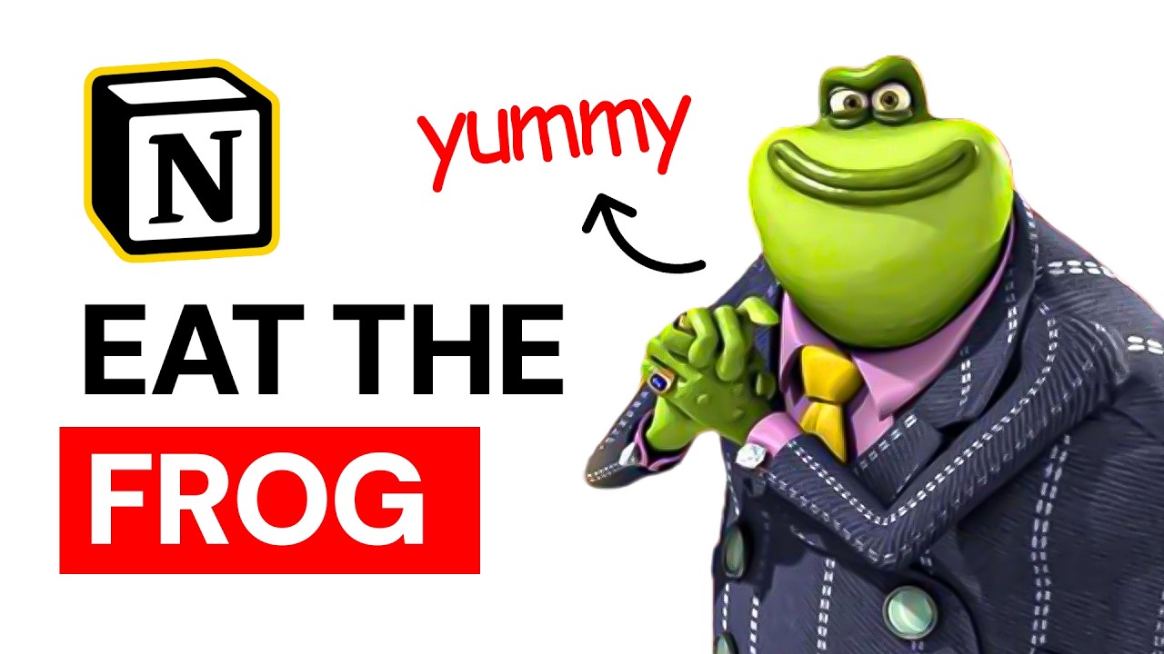 Eat the Frog 🐸 a Productivity Notion template