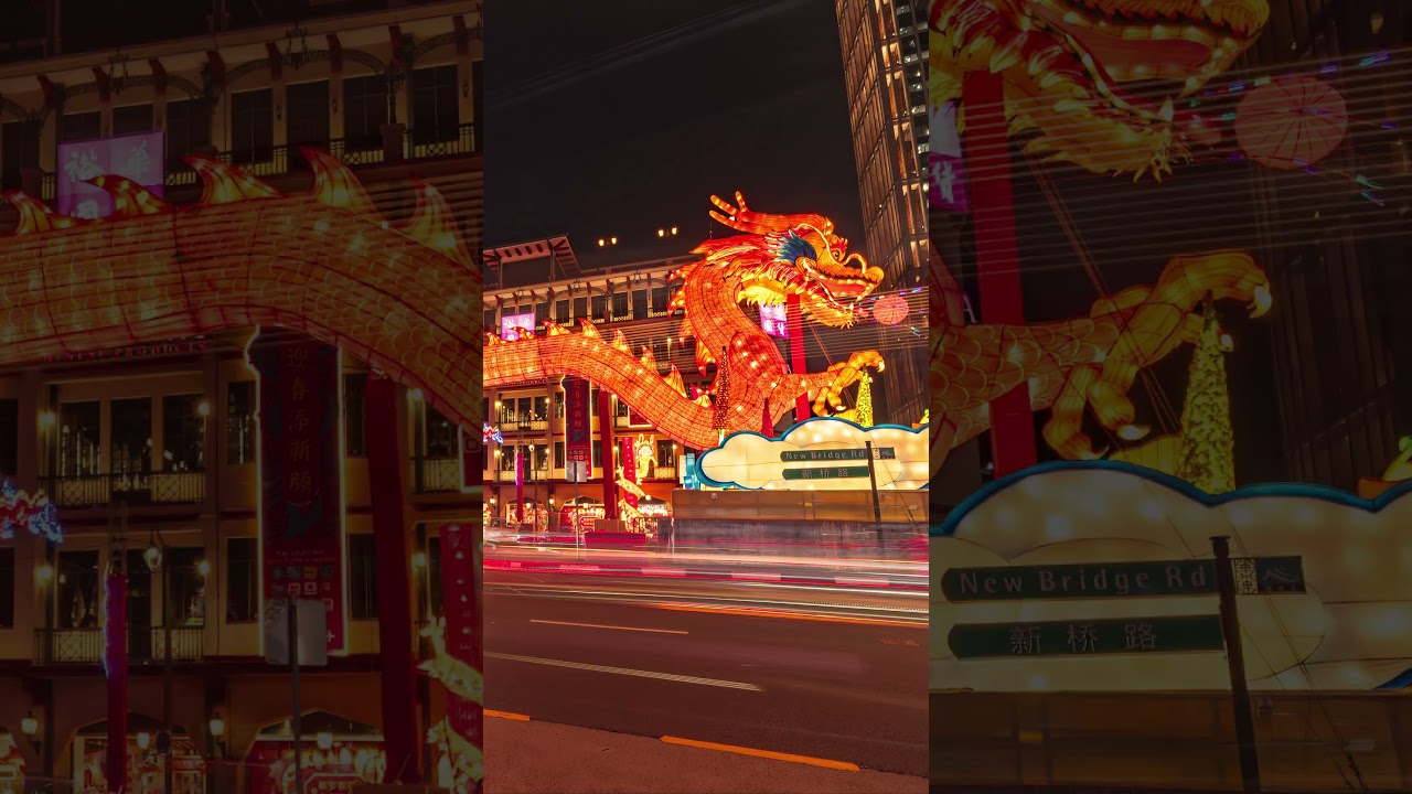 Chinatown CNY Lights Up! 🐲✨ 