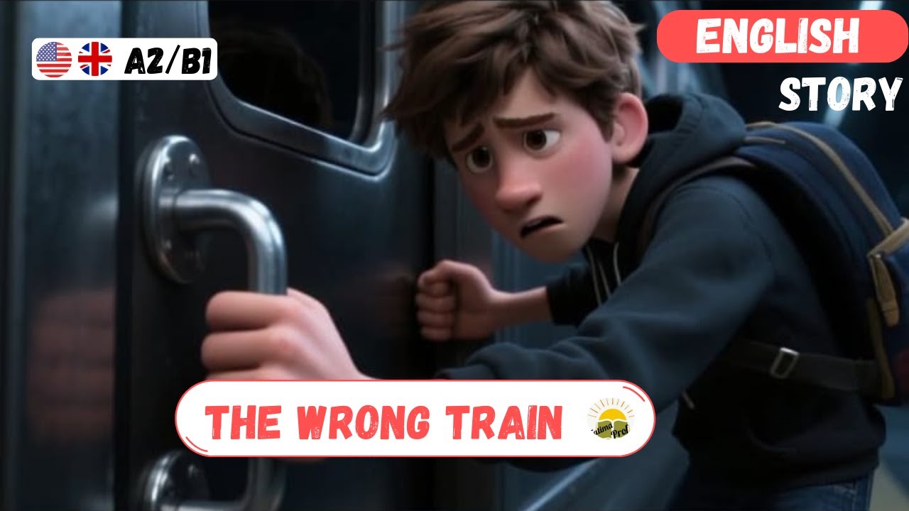 The Wrong Train | English Listening Practice For Beginners -A2 -B1Level