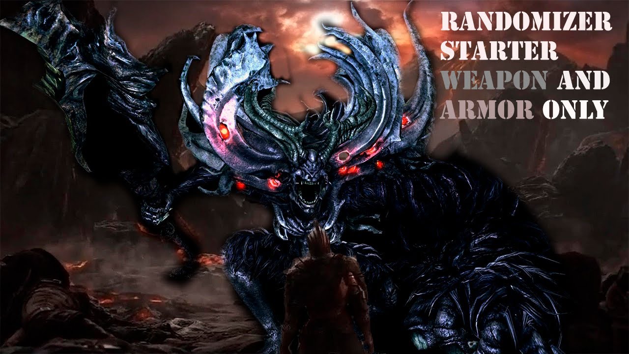 This was HARD Dark souls randomizer , starter weapon and armor ONLY