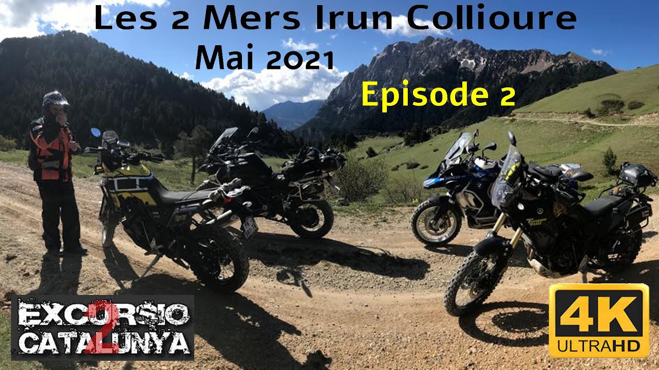 Transpy Moto Off Road Ténéré 700 Les 2 Mers Hendaye à Collioure Episode 2