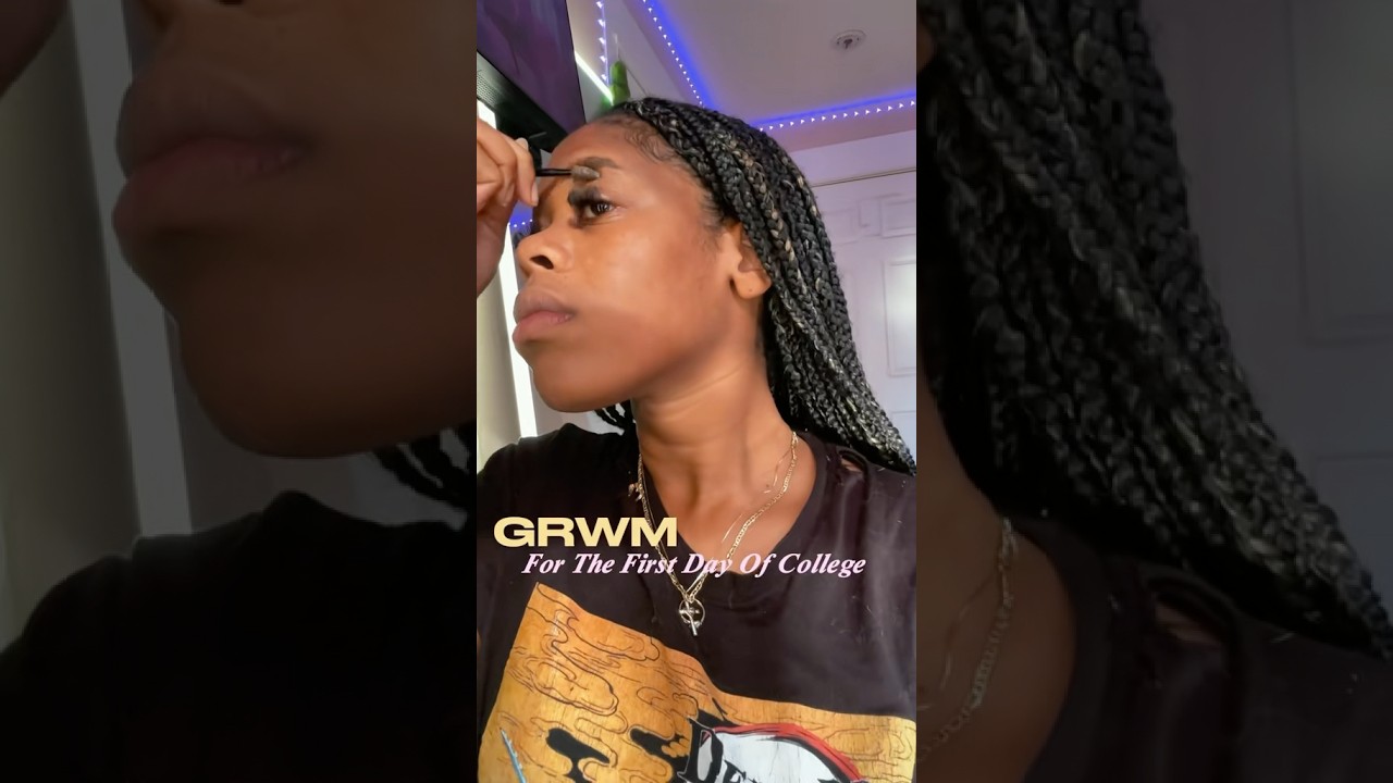 GRWM first day of Fall Semester #college vlog #fallsemester #firstdayofschool