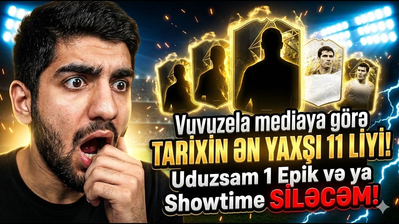 Vuvuzelaya görə ən yaxşı 11'liyi qurdum! Uduzsam epik və ya showtime silirəm! w\ ⁨@vuvuzelamedia⁩