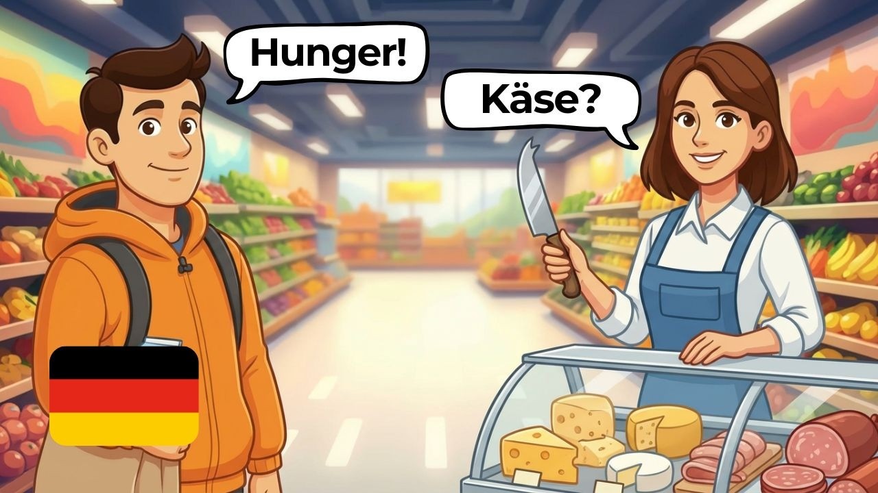 10 German Shopping Conversations | Simple German Dialogues (A1-A2)