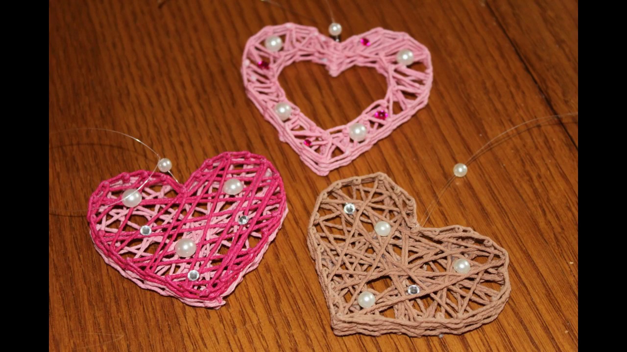 Comment faire un Coeur de fils (st valentin )