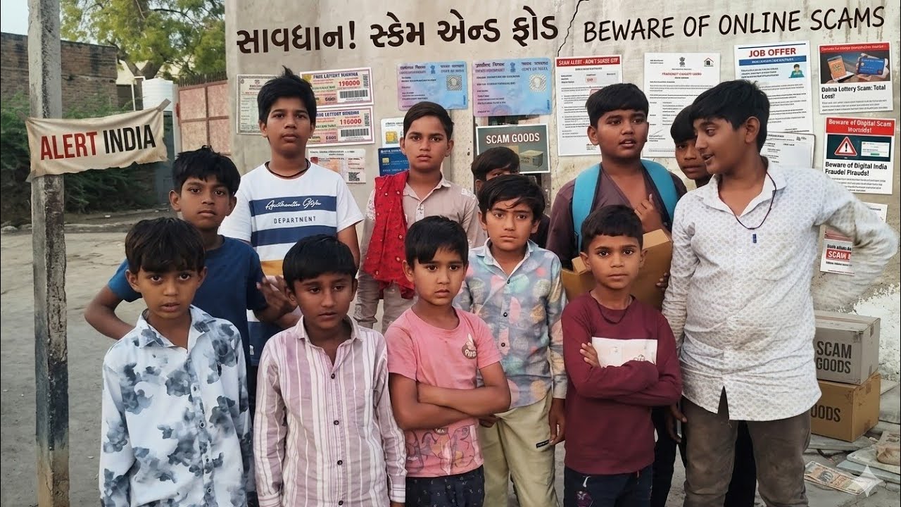 સ્કેમ થી સાવધાન ઓનલાઇન ફ્રોડ 😜👍😂#comedy #funny #shortsfeed #viral #gujjucomedy #foryou #sabscribe 