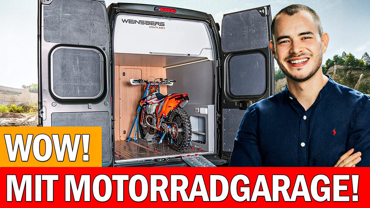 Weinsberg Outlaw – das perfekte Fahrzeug für Motorradfahrer und Sportler