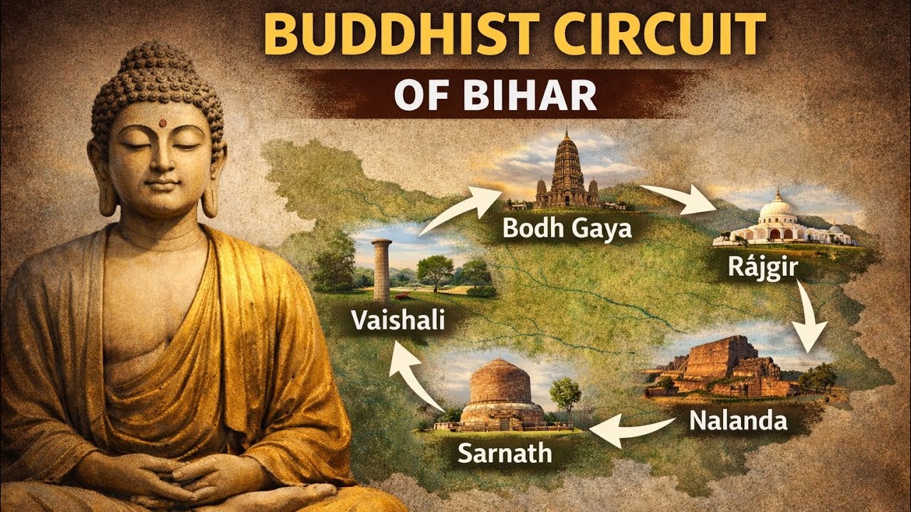 Buddhist Circuit | Bihar Tourism | BPSC Prelims + Mains + Interview