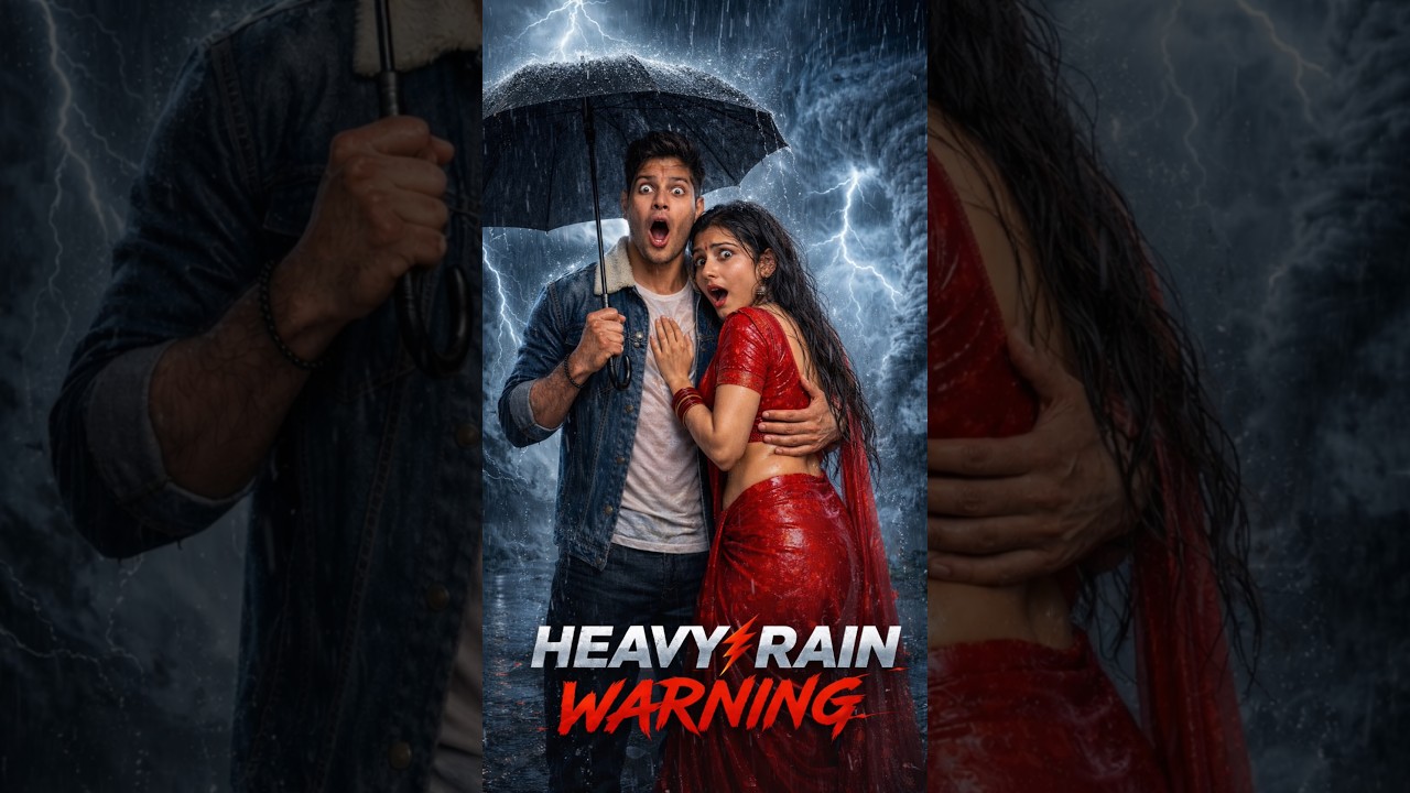 ⚠️ Heavy Rain Alert: Stay Safe! | Vishal horror | #shorts