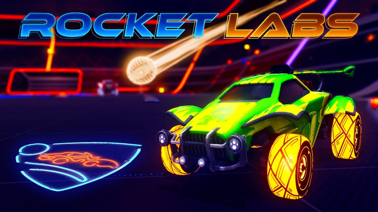 Playing The New Rocket Labs Map! (Basin Update) - Rocket League Gameplay