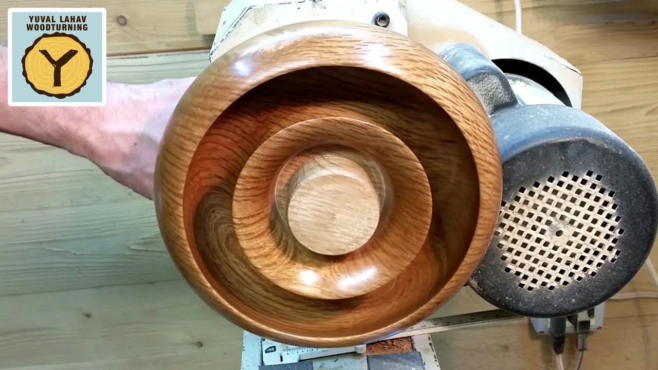 Woodturning Footed Torus Hollow Form