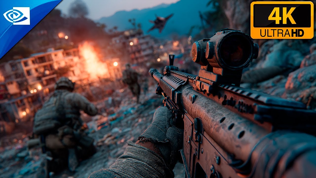NIGHT STEALTH MISSION | LOOKS ABSOLUTELY AMAZING | ULTRA Graphics Gameplay | BATTLEFIELD | 4K 60FPS