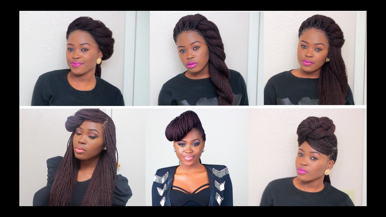 6 Unique Quick & Easy Styles For Box Braids/Twists