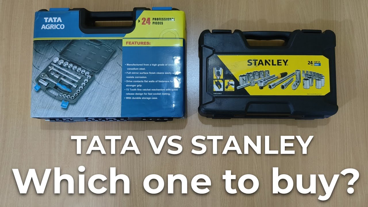 Stanley 1/2 inch socket set VS TATA 1/2 inch socket set [Which One To Buy?]