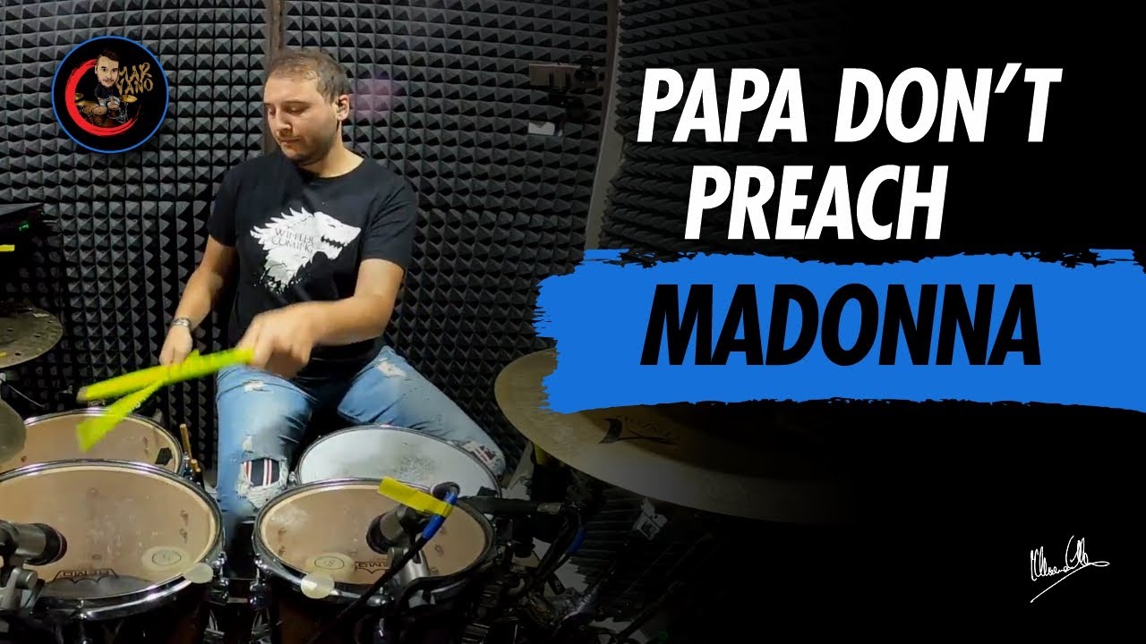 Mari4no - Madonna - Papa Don't Preach (Drum Cover)