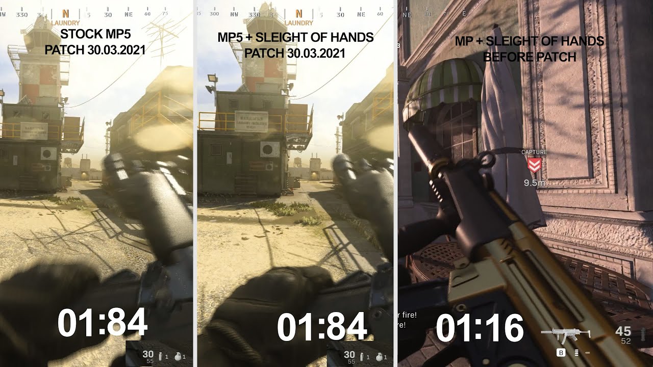 Call of Duty MW - MP5 Sleight of hands doesn't work anymore (It's now fixed)