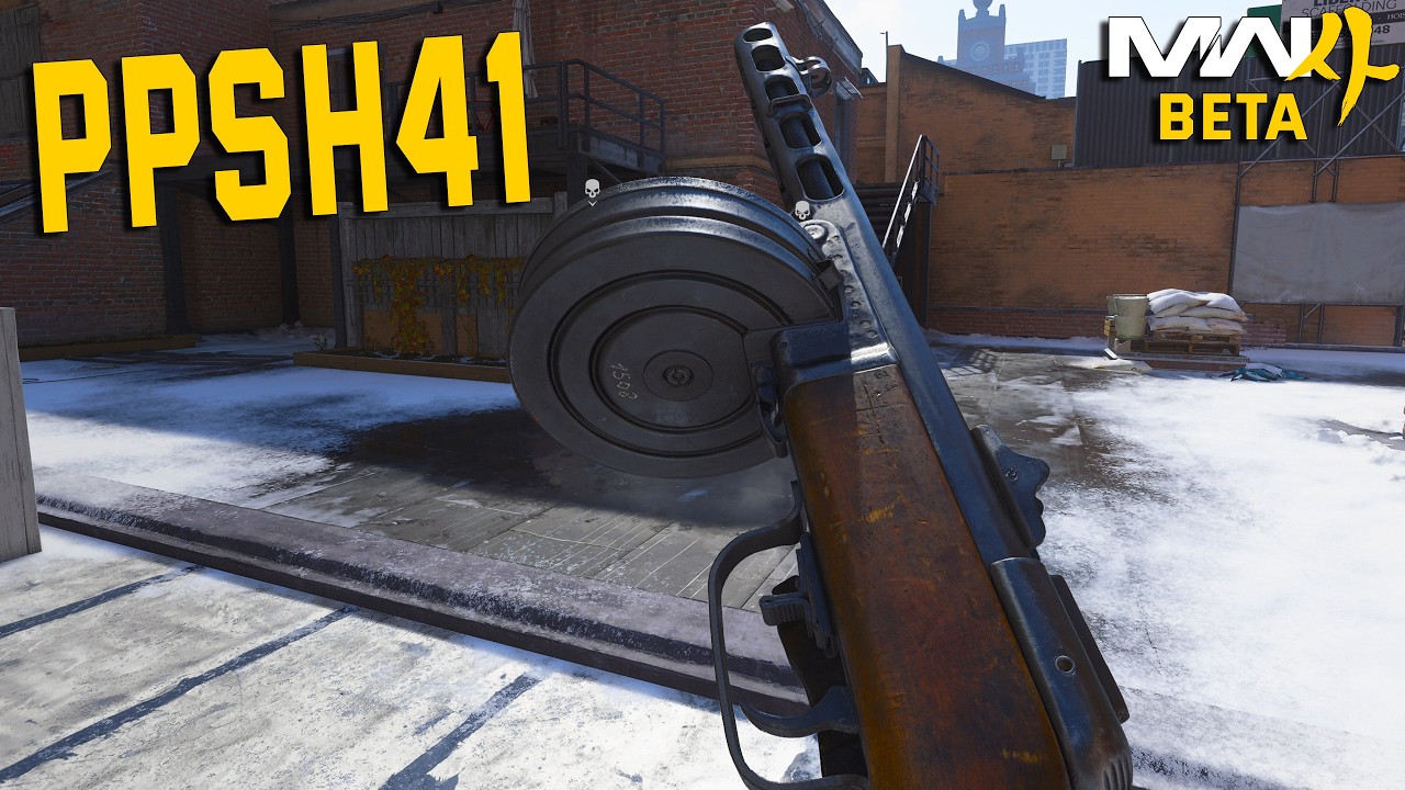 PPSH-41 Modern Warfare 4 Beta No Commentary Gameplay!
