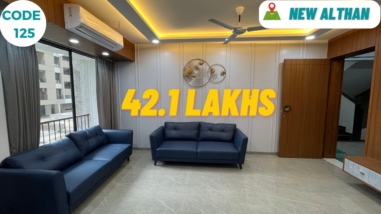 2BHK Low Budget apartments for Sale in New Althan Surat!