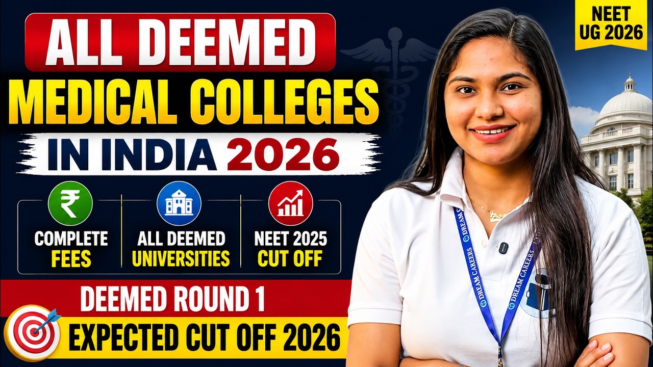 Deemed University MBBS Cut off 2025 -NRI & Management - Low-Fee Medical Colleges List -MCC Schedule