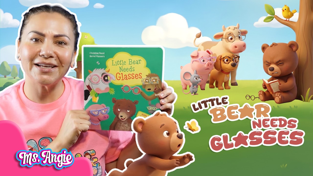 Little Bear Needs Glasses Read Aloud 🐻 Interactive Activity & Speech Communication Skills